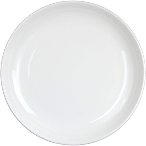 Festcool 14-inch Porcelain Circular Platters/Serving Plates, White, Stackable
