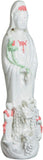 Festcool Dripping Guanyin Buddha Statue, Fine Porcelain Ceramic Quan Yin Buddha with Lotus Standing Over Sea and Three Dragon, Guanyin, Kwan Yin, Kuanyin, Dehua