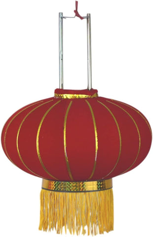 One Pair of Red Lantern Chinese Festival & Celebration Silk Lantern, Classic