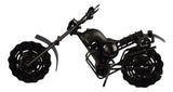 Metal Motorcycle Bike Sculpture Collectible Model Chopper M4, Handmade 10.5"