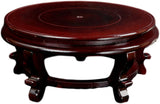 Wooden Fishbowl Display Vase Pot Planter Stand Plant Pot Display Stand