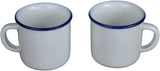 6 3-ounce Mini Cups Tea Cups Coffee Mugs With Handle White Porcelain Jingdezhen