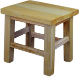 Solid Hard Wood Stool Step Stool Kids Children Adult Small Stool Natural