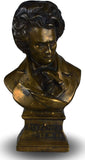 13" Vintage Bronze Beethoven Bust, Great Composer