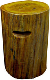 Festcool Tree Stump Stool Coffee Table Bar Stool Sofa Table Side End Table Solid Wood Natural Finish 18”-19” Tall