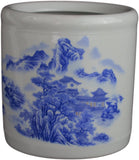 Ceramic Porcelain Utensil Pen Holder Desk Decoration 5.5"