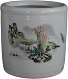 Ceramic Porcelain Utensil Pen Holder Desk Decoration 5.5"