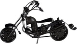 Heavy Metal Motorcycle Bike Sculpture Collectible Model Chopper Sculpture, Handmade