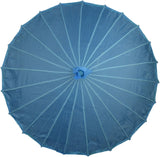 Festcool Asian Parasol Umbrella Fabric Light Blue Chinese Japanese