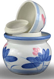 Porcelain Pickling Jar with 2 Lids Lotus Fermenting Pickling Kimchi Crock Food Storage 7"
