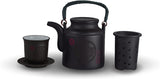Yixing Zisha Purple Clay Purple Sand Tea Set 7 Pc Fine Tea Pot Tea Cups Traditional Kung Fu Tea