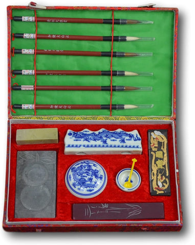 Chinese Calligraphy Brush Writing Painting Sumi Set(14 Items) Festcool