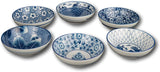 Set of 6 Cereal/Dessert/Soup/Fruit Bowls, Bowl Set, Blue and White Jingdezheng